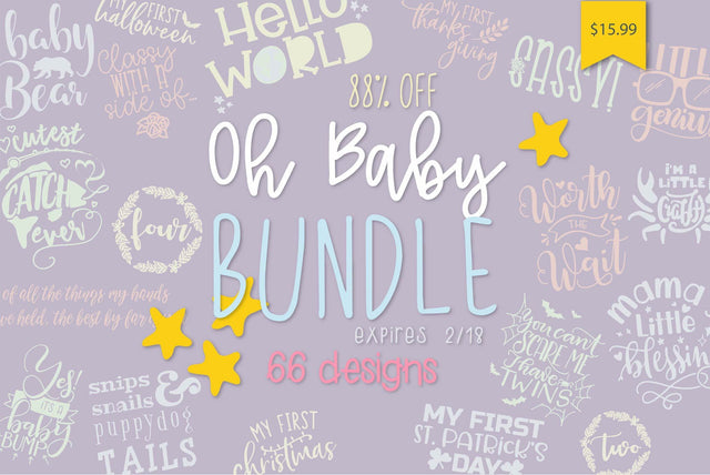 Oh Baby Bundle Bundle So Fontsy Design Shop 