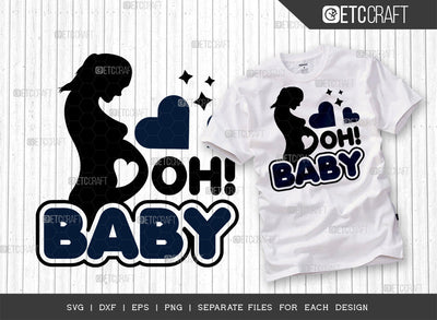 Oh Baby SVG Cut File | Newborn Svg | Lettle Boss Svg | Cute Baby Svg | Baby Quotes | ETC T00095 SVG ETC Craft 
