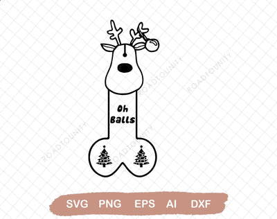 Oh Balls, Oh Balls Svg, Christmas Shirt Design, Balls, Christmas, Christmas SVG, Merry Christmas, Merry Christmas Svg SVG DiamondDesign 