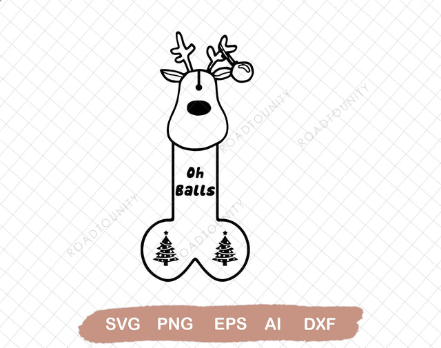 Oh Balls, Oh Balls Svg, Christmas Shirt Design, Balls, Christmas, Christmas SVG, Merry Christmas, Merry Christmas Svg SVG DiamondDesign 