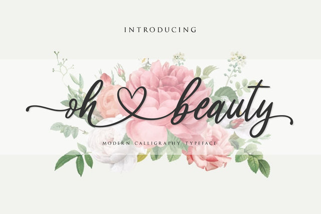 oh beauty script Font Anastasia 