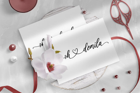 oh beauty script Font Anastasia 