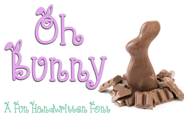 Oh Bunny Font Design Shark