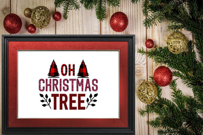 oh christmas tree Sublimation SVGArt 