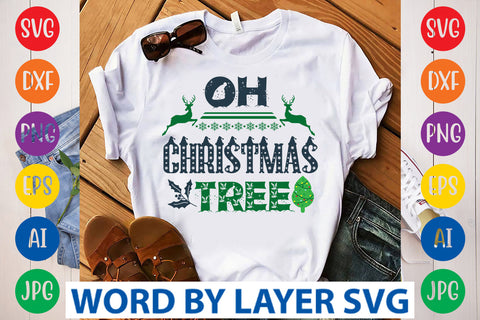 Oh Christmas Tree SVG Design SVG Rafiqul20606 