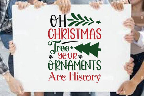 Oh Christmas Tree Your Ornaments Are History SVG Angelina750 
