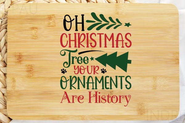 Oh Christmas Tree Your Ornaments Are History SVG Angelina750 