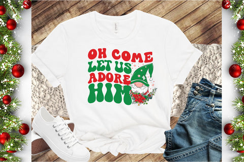 Oh come let us adore him SVG designartist 