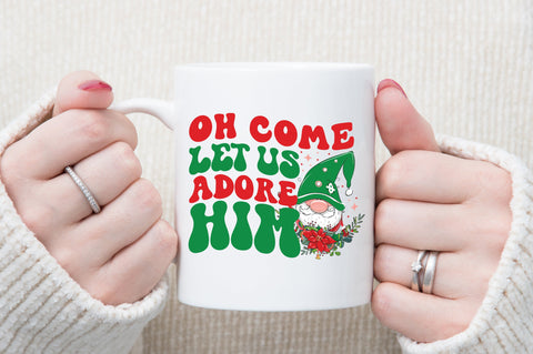 Oh come let us adore him SVG designartist 