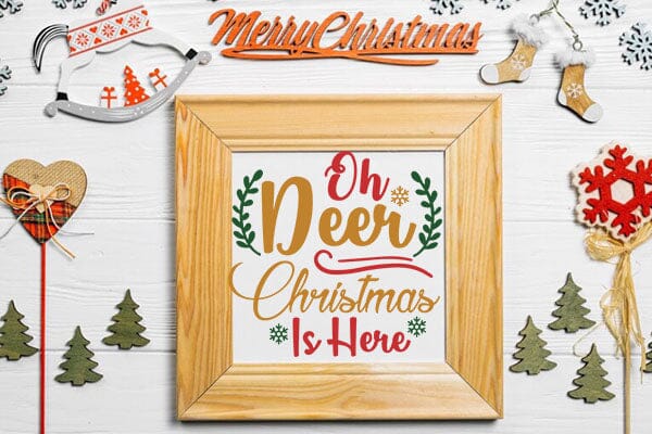 Oh Deer Christmas Is Here SVG Angelina750 