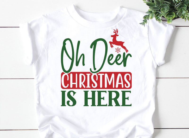 Oh deer Christmas is here SVG SVG CraftingStudio 