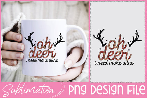 Oh Deer Christmas Sublimation Sublimation Creativeart88 