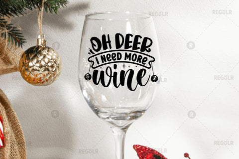Oh deer I need more wine SVG SVG Regulrcrative 