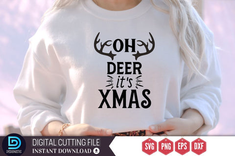 Oh deer it's xmas SVG, Oh deer it's xmas SVG DESIGNISTIC 