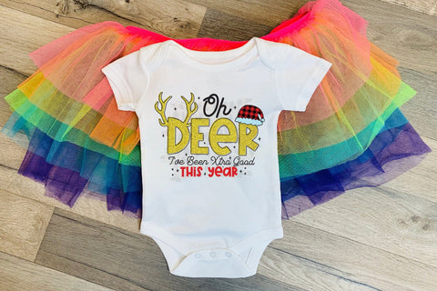 Oh Deer I've Been Xtra Good This Year PNG Sublimation CraftLabSVG 