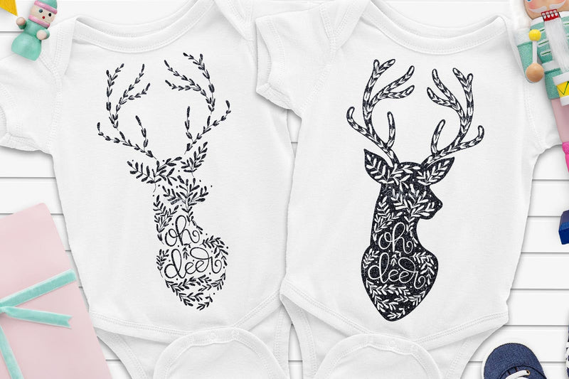 Oh Deer Silhouette SVG Kelly Lollar Designs 