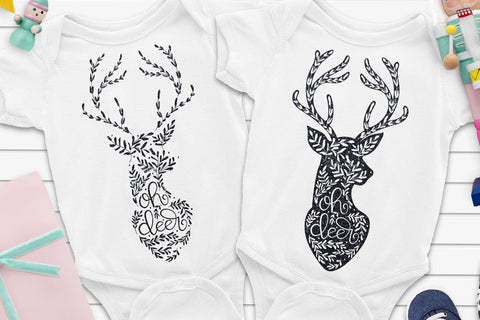 Oh Deer Silhouette SVG Kelly Lollar Designs 