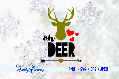 Oh Deer SVG Family Creations 