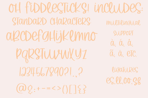 Oh, Fiddlesticks!, Cute Handwritten Font Font Designing Digitals 