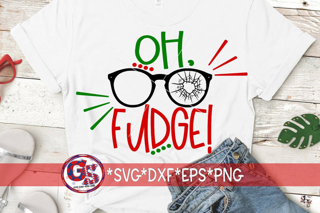 Oh Fudge! SVG DXF EPS PNG-Christmas SVG SVG Greedy Stitches 