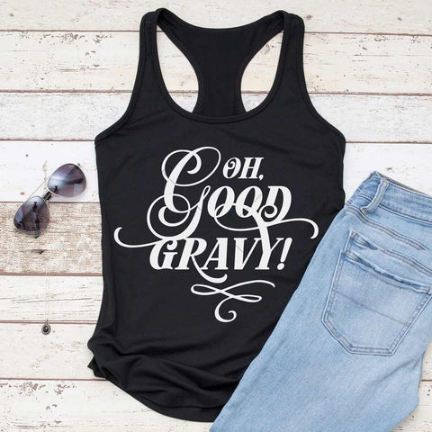 Oh good gravy - funny southern quote SVG SVG Chameleon Cuttables 
