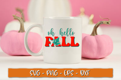 Oh hello fall SVG, Retro Fall SVG Shetara Begum 