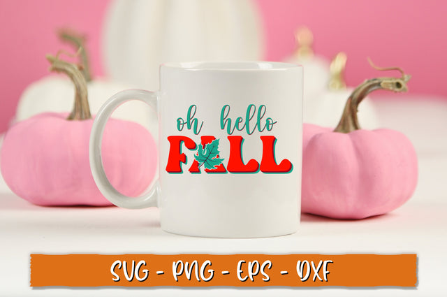 Oh hello fall SVG, Retro Fall SVG Shetara Begum 