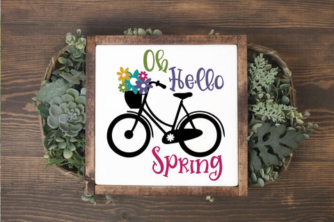 Oh Hello Spring SVG Cut File SVG Old Market 