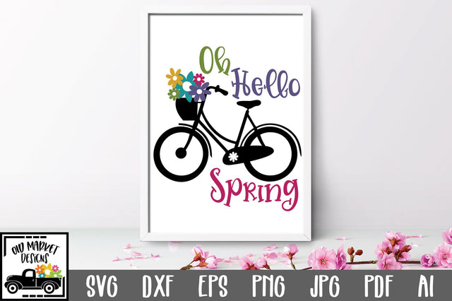 Oh Hello Spring SVG Cut File SVG Old Market 
