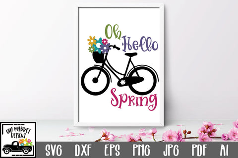 Oh Hello Spring SVG Cut File SVG Old Market 