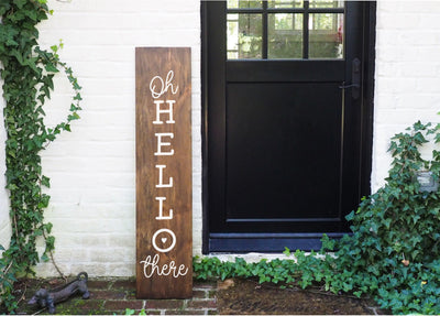 Oh Hello There Vertical Sign SVG So Fontsy Design Shop 