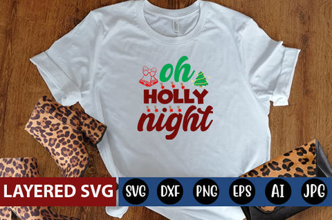 oh holly night SVG Blessedprint 