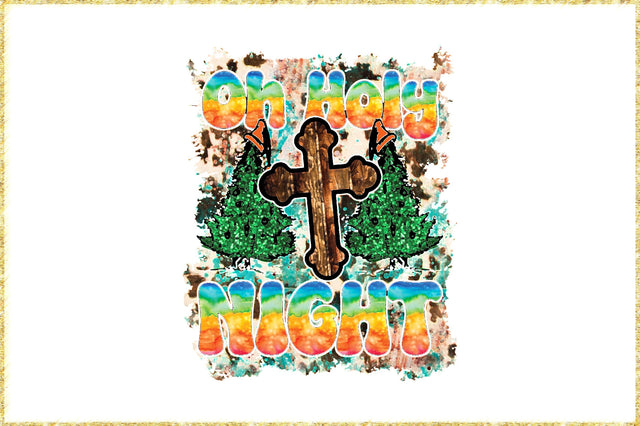 Oh Holy Night Christmas Sublimation Sublimation Jagonath Roy 