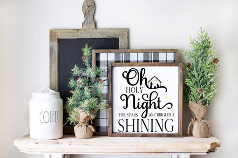 Oh Holy Night Christmas SVG SVG Pickled Thistle Creative 
