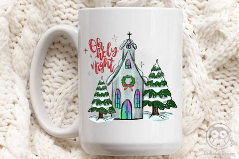Oh Holy Night Sublimation Design Sublimation LAM HOANG THUY 