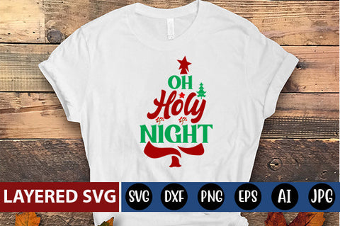oh holy night SVG cute file SVG Blessedprint 