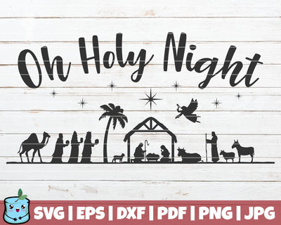 Oh Holy Night SVG MintyMarshmallows 