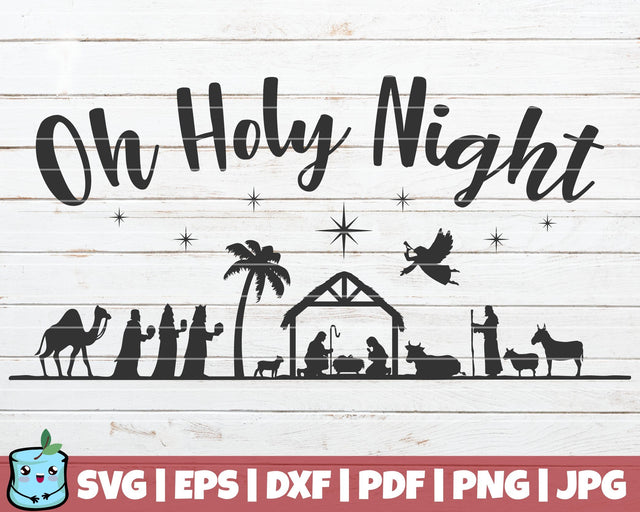 Oh Holy Night SVG MintyMarshmallows 