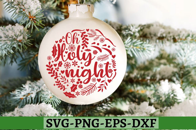 Oh holy night SVG, Oh holy night SVG DESIGNISTIC 
