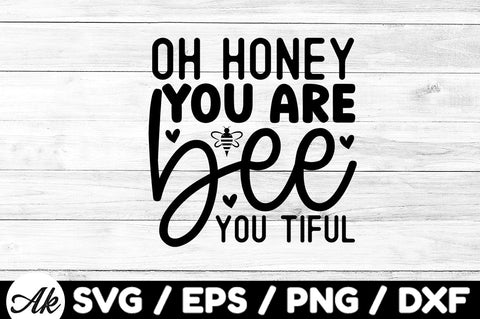 Oh honey you are bee you tubful svg SVG akazaddesign 