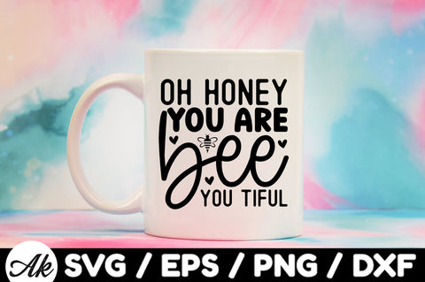 Oh honey you are bee you tubful svg SVG akazaddesign 