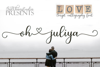 Oh juliya script Font Sulthan studio 
