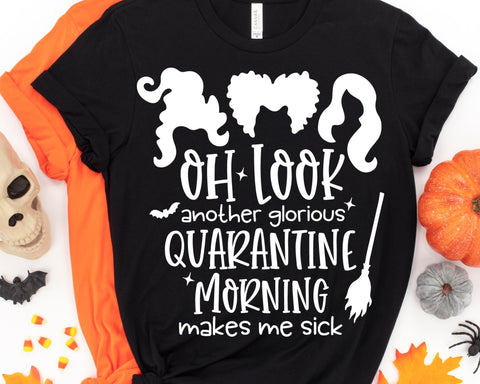 Oh Look Another Glorious Quarantine Morning Hocus Pocus SVG SVG She Shed Craft Store 