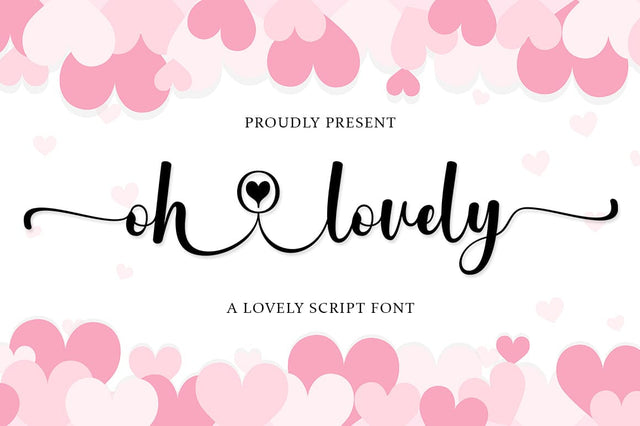 Oh lovely Font Rotterlab studio 