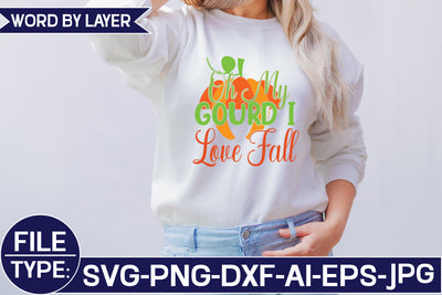 Oh My Gourd I Love Fall SVG Cut File SVG Studio Innate 