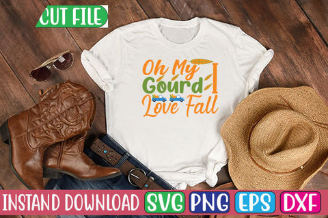 Oh My Gourd I Love Fall SVG Cut File SVGs, Quotes and Sayings, Food & Drink, Holiday,On Sale, SVG Studio Innate 