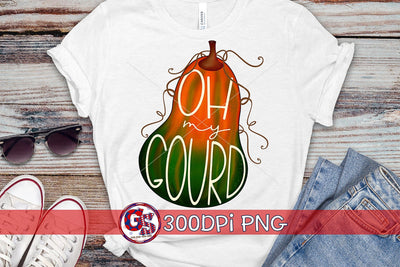 Oh My Gourd PNG for Sublimation Sublimation Greedy Stitches 