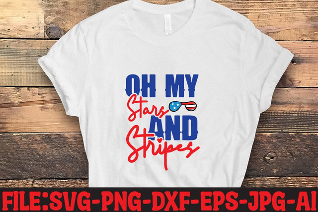 Oh My Stars And Stripes SVG MStudio 