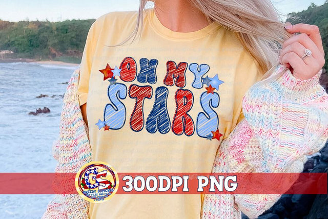 Oh My Stars PNG Sublimation Greedy Stitches 