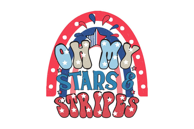 Oh My Stars & Stripes Sublimation Creativeart88 